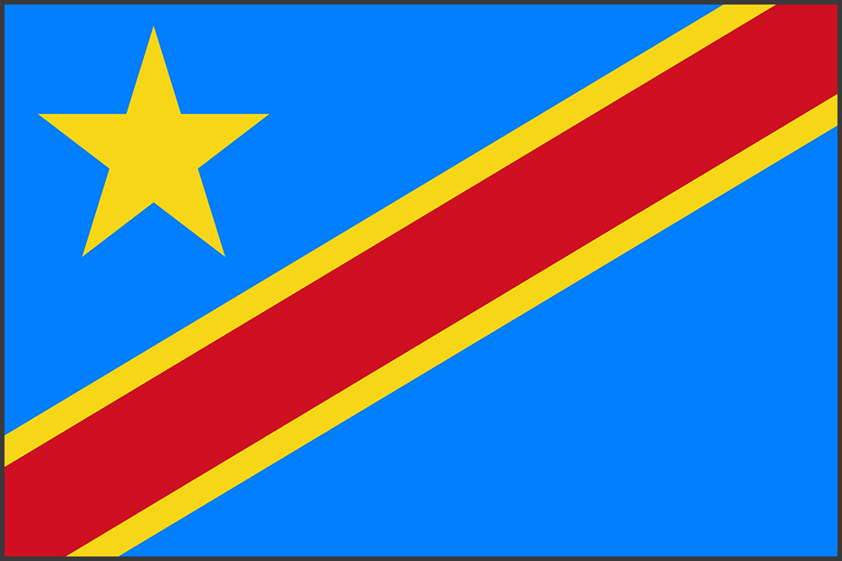 Flag of Democratic Republic Of The Congo