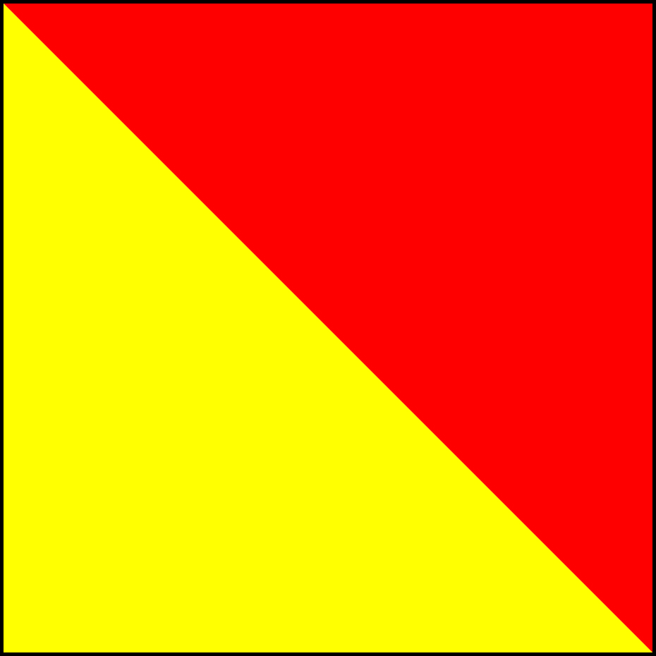 Captain's-Nautical-Supplies-Eder-Flag-International-Code-Of-Signals-Nylon-Marine-Grade-Letter-O-Oscar