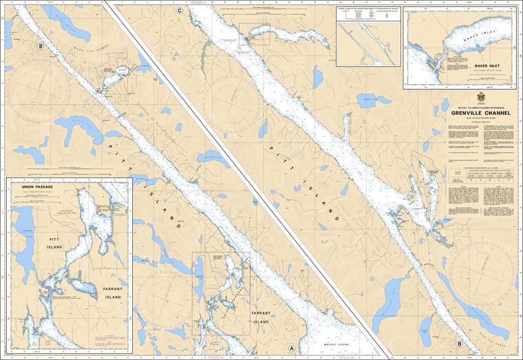 CHS Chart 3946: Grenville Channel