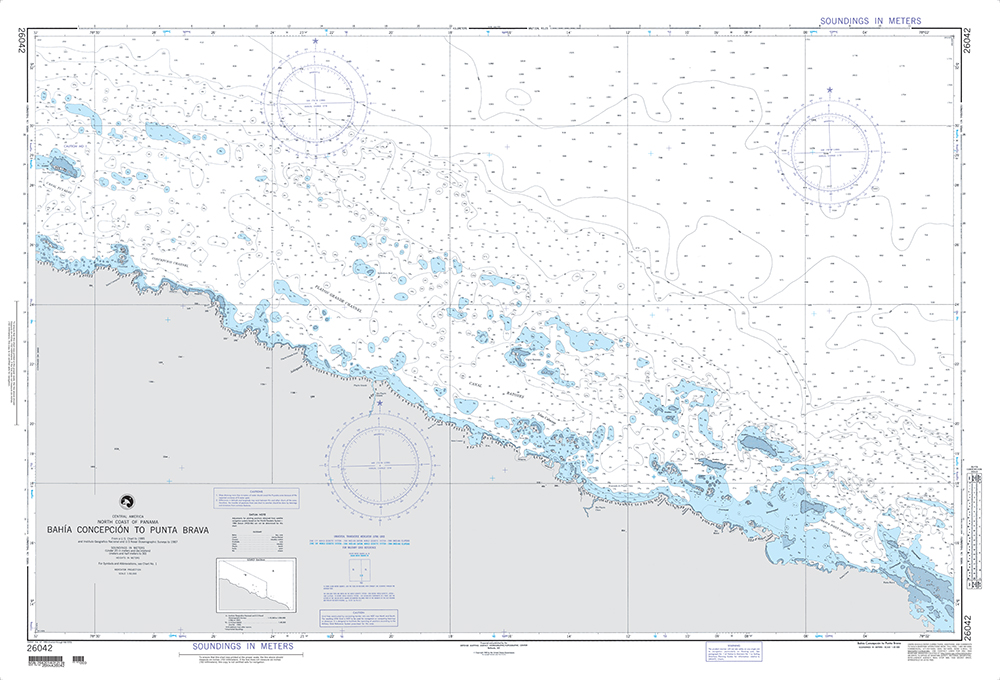 NGA Chart 26042: Bahia Concepcion to Punta Brava (North Coast of Panama)