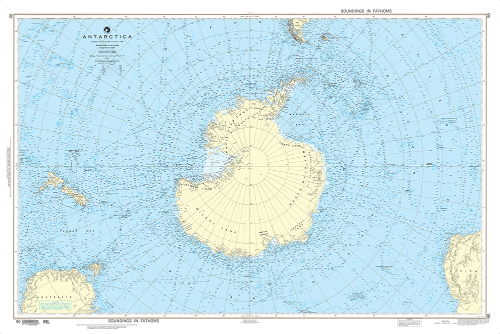 NGA Chart 90: Antarctica