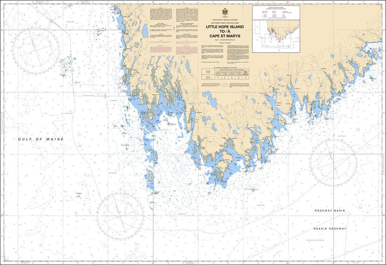 CHS Chart 4230: Little Hope Island to / à Cape St Marys