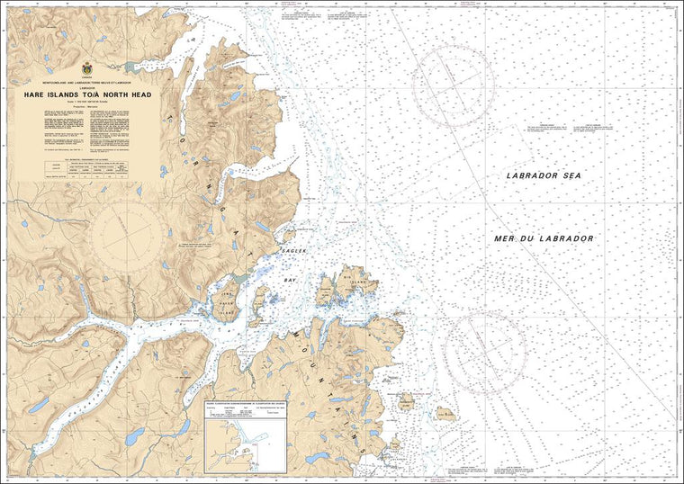 CHS Chart 5057: Hare Islands to / à North Head