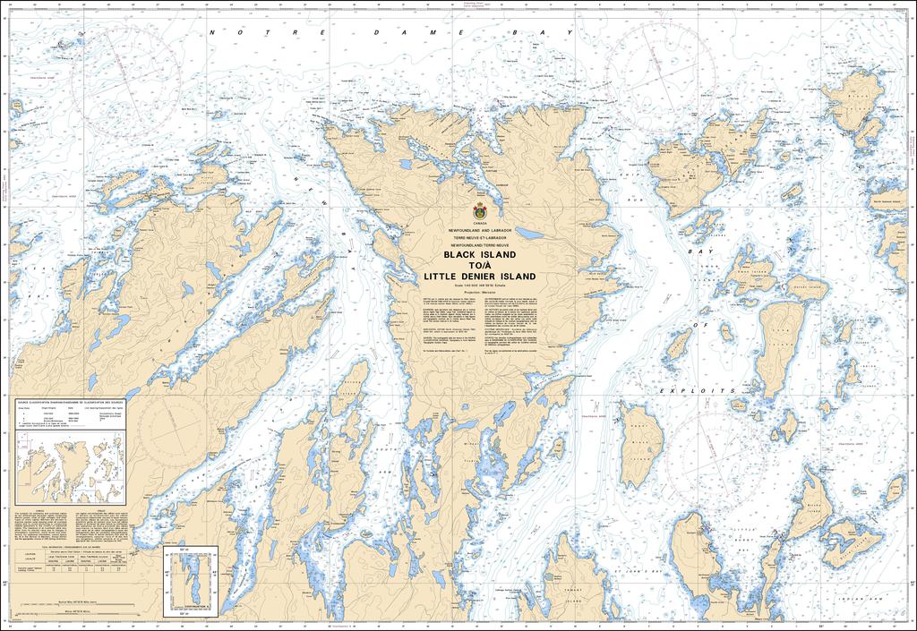 CHS Chart 4864: Black Island to / à Little Denier Island