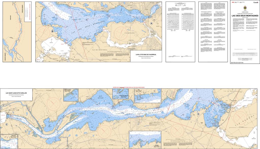 CHS Chart 1510: Lac des Deux Montagnes