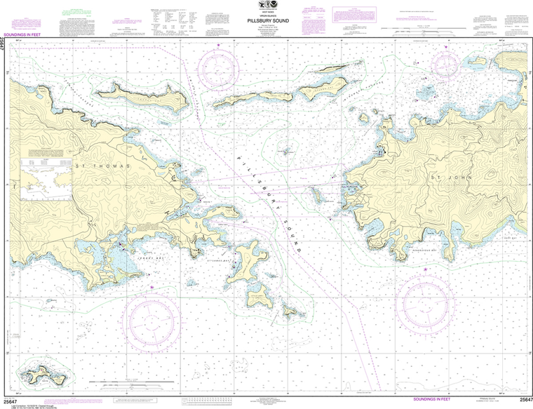 NOAA Chart 25647: Pillsbury Sound