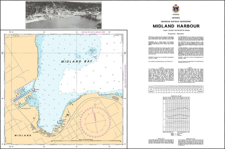 CHS Chart 2221: Midland Harbour