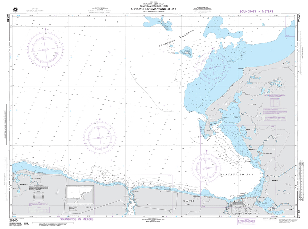 NGA Chart 26140: Approaches to Manzanillo Bay