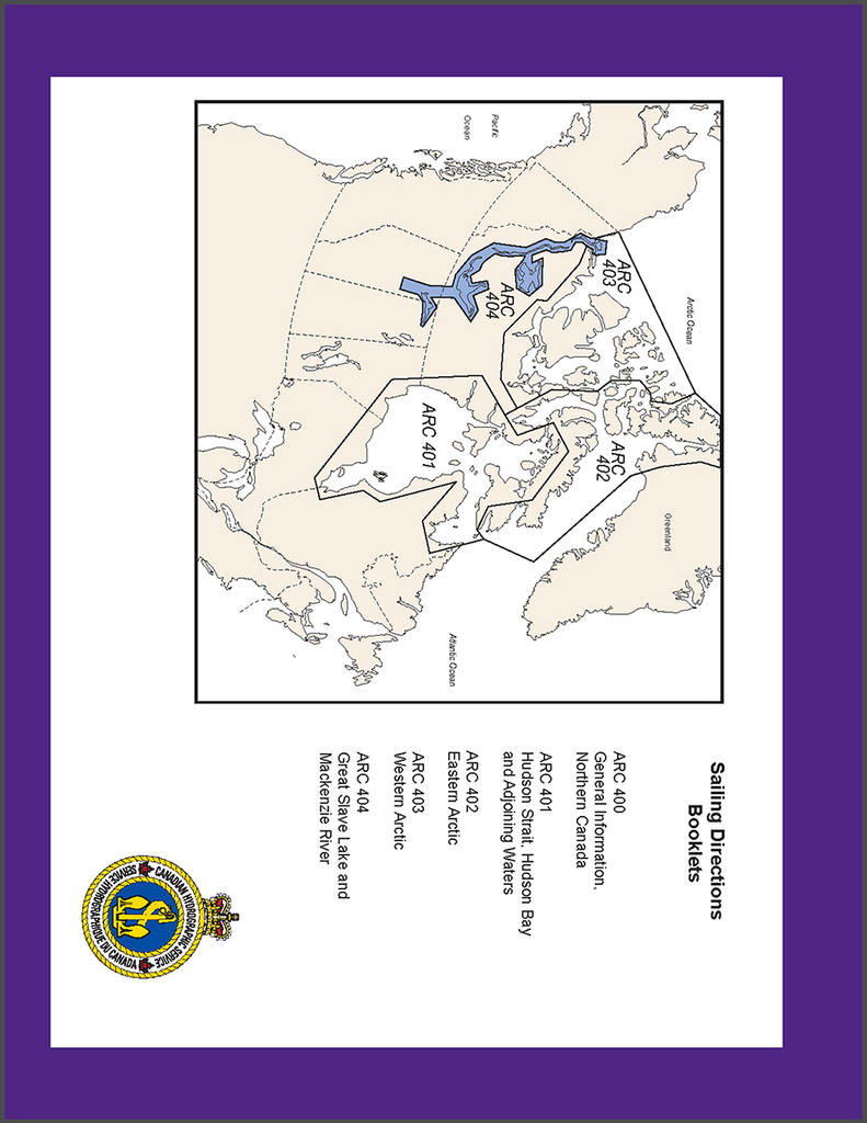 Sailing Directions ARC404E: Great Slave Lake and Mackenzie River