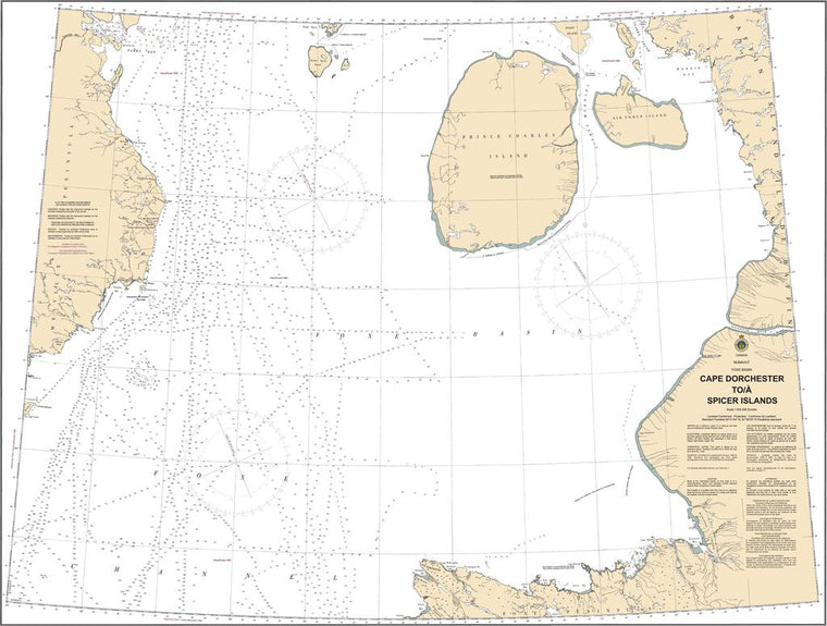 CHS Chart 7066: Cape Dorchester to/à Spicer Islands