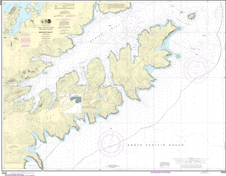 NOAA Chart 16522: Beaver Inlet