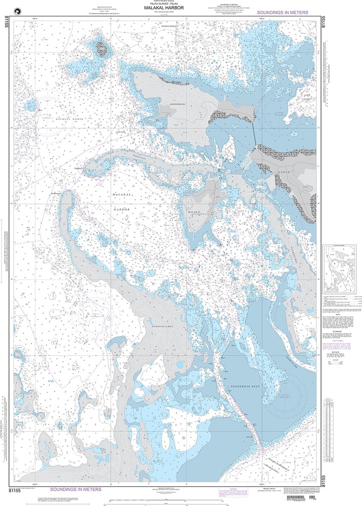 NGA Chart 81155: Malakal Harbor (Palau Islands)