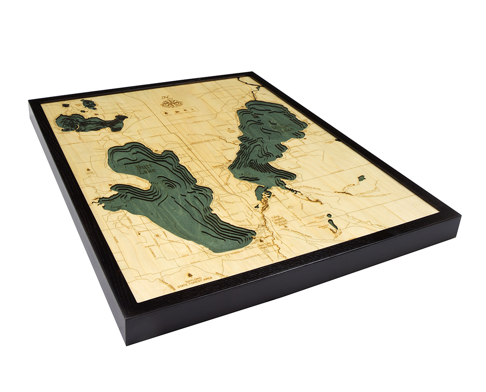 WoodChart of Burt & Mullet Lake, Michigan