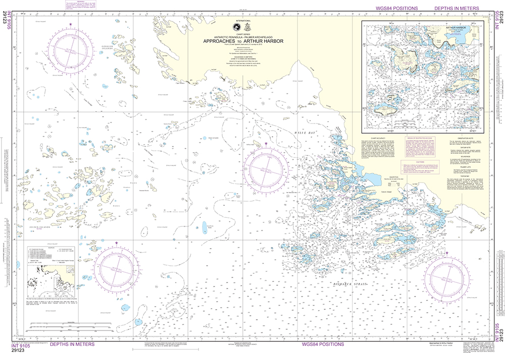 NGA Chart 29123: Vicinity of Arthur Harbor