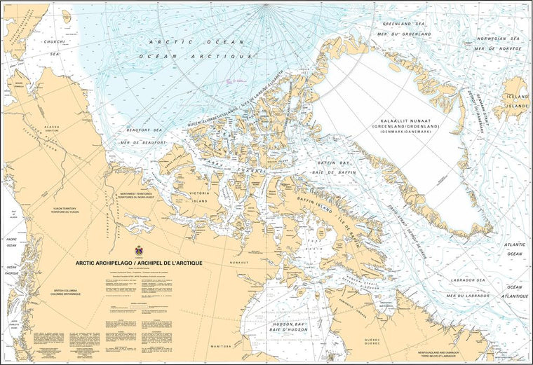CHS Chart 7000: Arctic Archipelago / Archipel de lArctique
