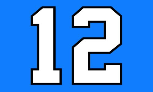 Double-Sided 12th Man Seahawks Flag