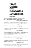 Field Guide for the Cascades & Olympics