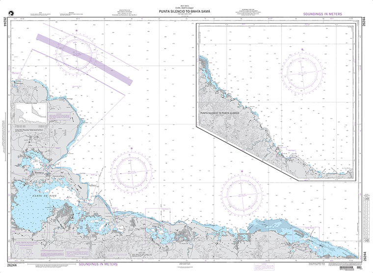 NGA Chart 26244: Punta Silencio to Bahia de Sama