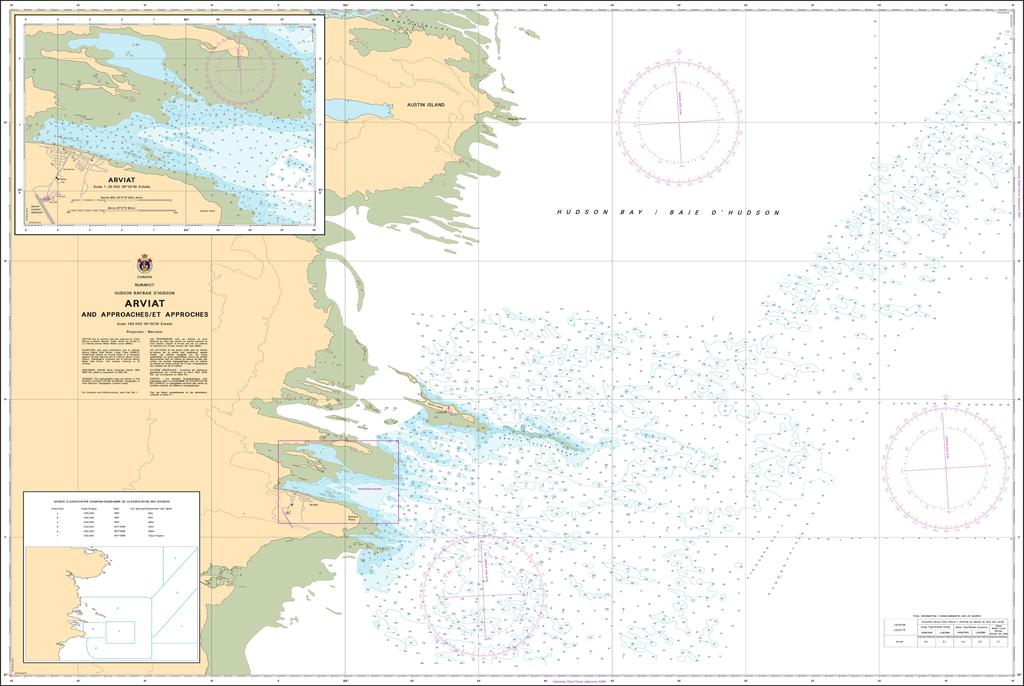 CHS Chart 5641: Arviat and Approaches / et Approches