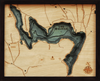 WoodChart of Lake Waramaug, Connecticut