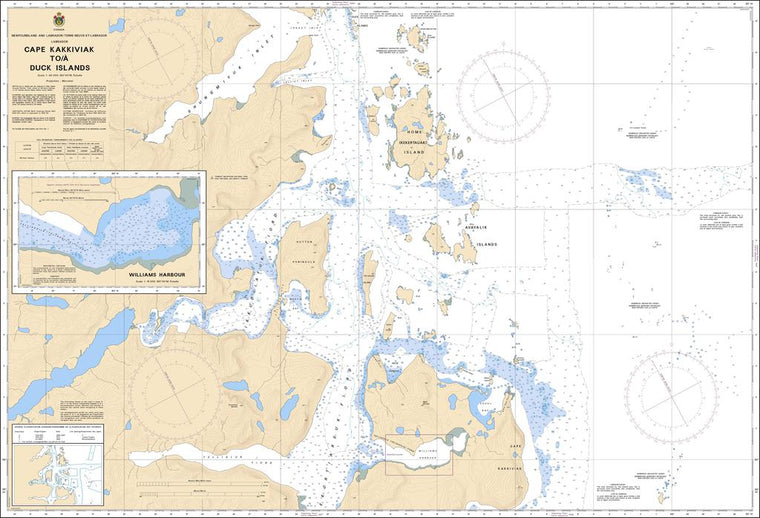 CHS Chart 5063: Cape Kakkiviak to / à Duck Islands
