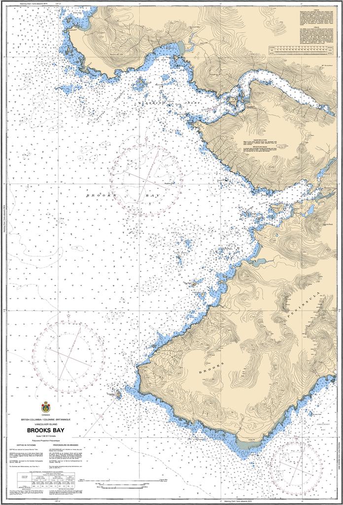 CHS Chart 3680: Brooks Bay