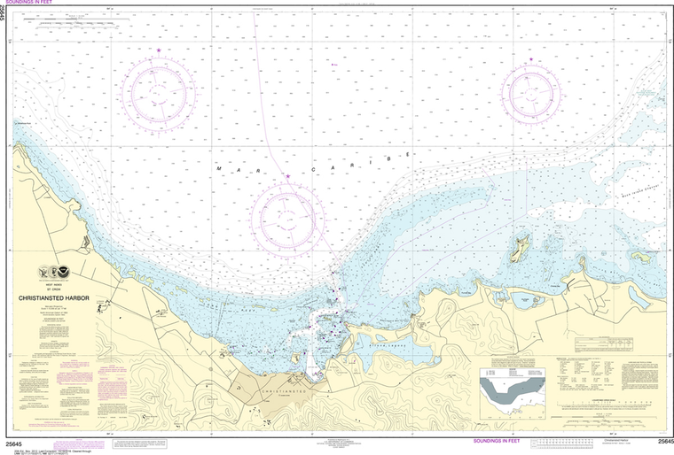 NOAA Chart 25645: Christiansted Harbor