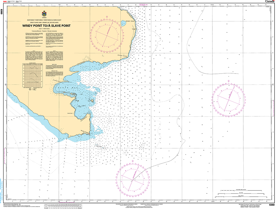 CHS Print-on-Demand Charts Canadian Waters-6360: Windy Point to/€ Slave Point, CHS POD Chart-CHS6360