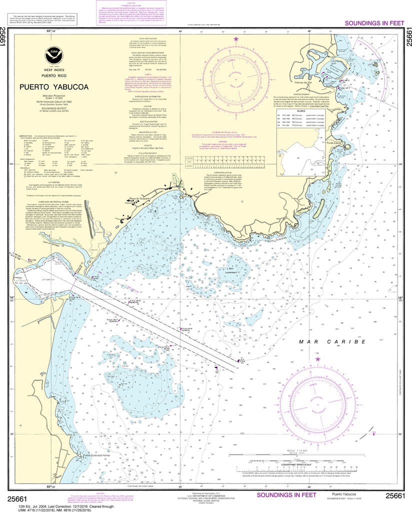 NOAA Chart 25661: Puerto Yabucoa