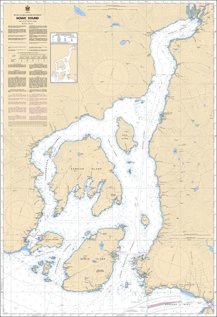 CHS Chart 3526: Howe Sound