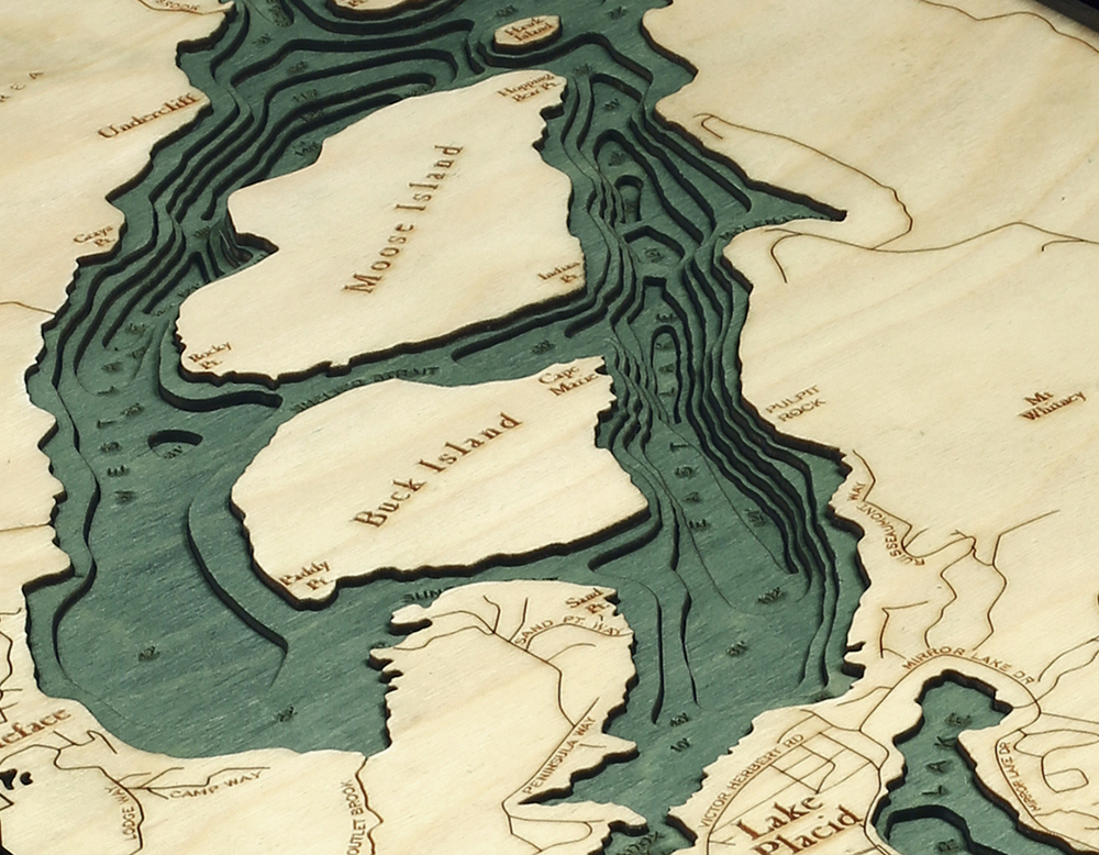 WoodChart of Lake Placid, New York