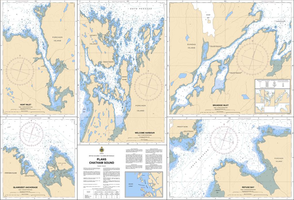 CHS Chart 3909: Plans Chatham Sound