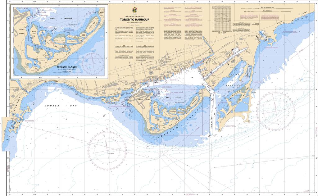 CHS Chart 2085: Toronto Harbour