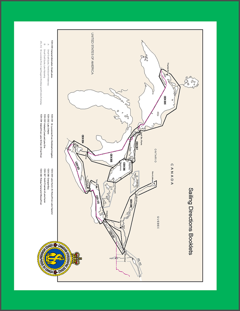 Sailing Directions CEN300E: General Information, Great Lakes