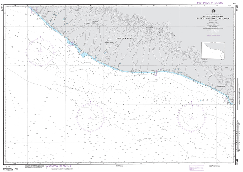 NGA Chart 21510: Puerto Madero to Acajutla (OMEGA)