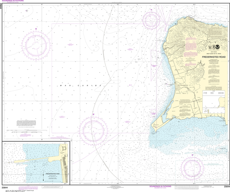 NOAA Chart 25644: Frederiksted Road, Frederiksted Pier