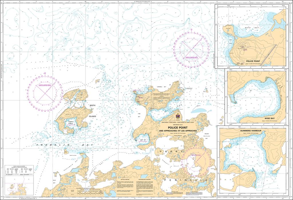 CHS Chart 7686: Police Point And Approaches/ Et Les Approches