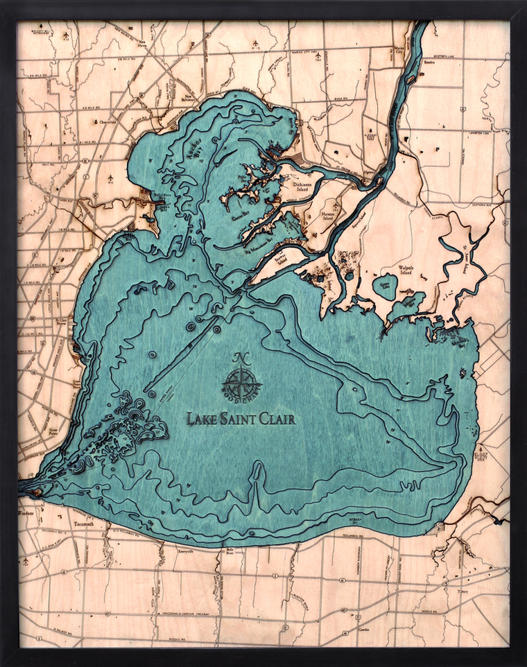 WoodChart of Lake St. Clair, Michigan