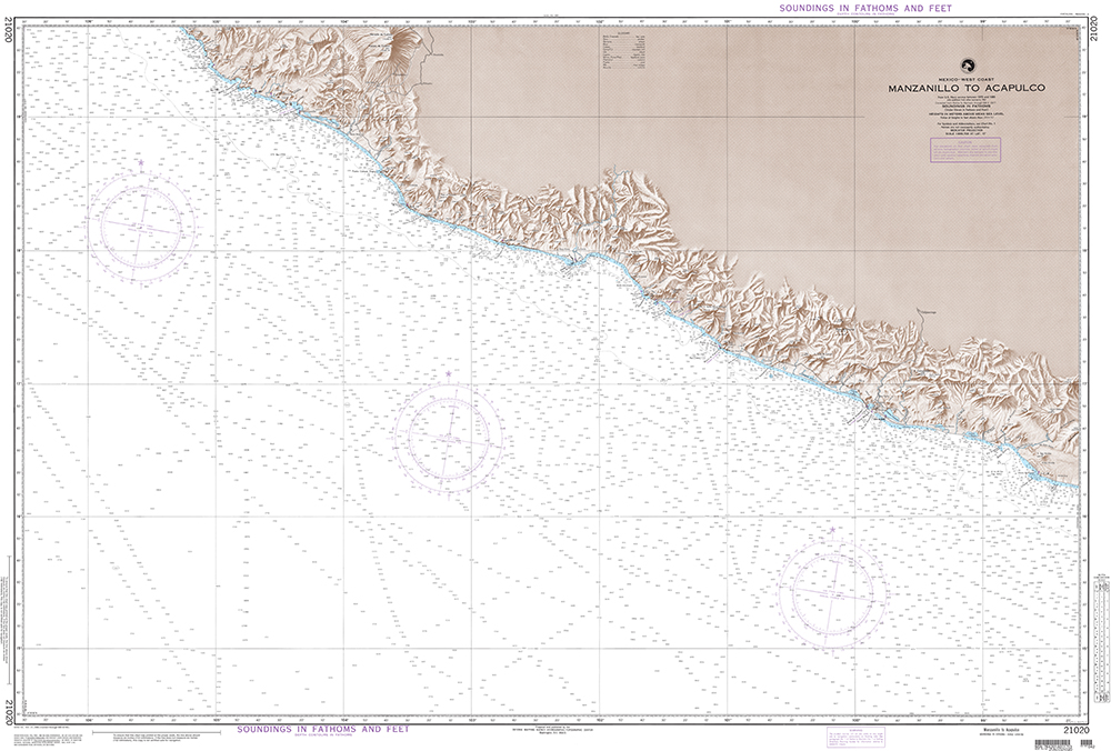NGA Chart 21020: Manzanilla to Acapulco (Mexico-West Coast) (OMEGA)