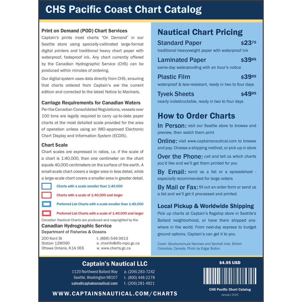 CHS Pacific Chart Catalog