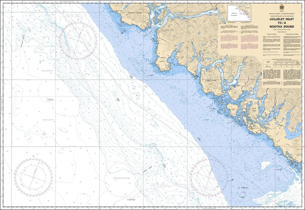 CHS Chart 3603: Ucluelet Inlet to/à Nootka Sound - Captain's Nautical ...
