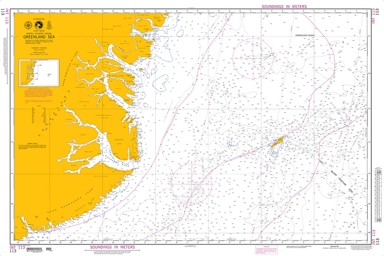 NGA Chart 113: Greenland Sea
