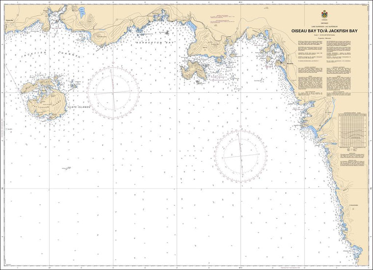 CHS Chart 2304: Oiseau Bay to/à Jackfish Bay