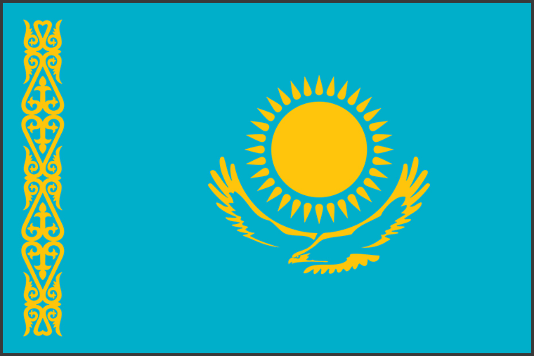 Flag of Kazakhstan