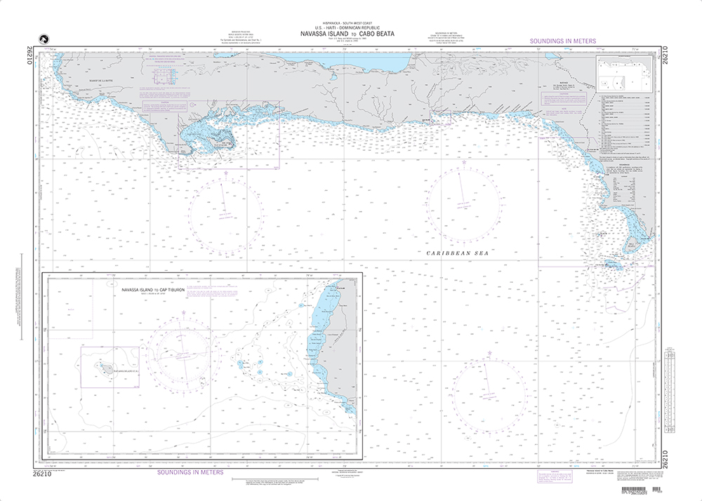 NGA Chart 26210: Navassa Island to Cabo Beata (OMEGA)