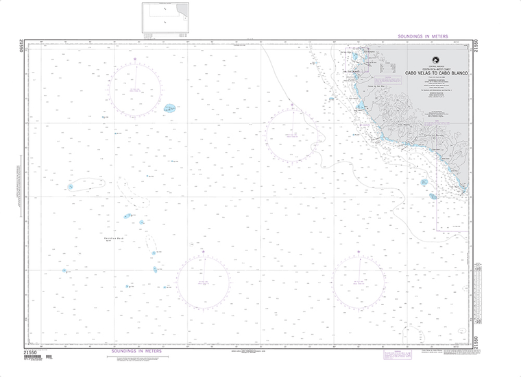 NGA Chart 21550: Cabo Velas to Cabo Blanco (OMEGA)