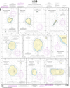 NOAA Chart 81086: Plans in the Mariana Islands - Faraloon de Pajaros, Sarigan Island, Farallon de Medinilla, Ascuncion Island, Agrihan, Agrihan Anchorge, Alamagan Island, Guguan, Anatahan