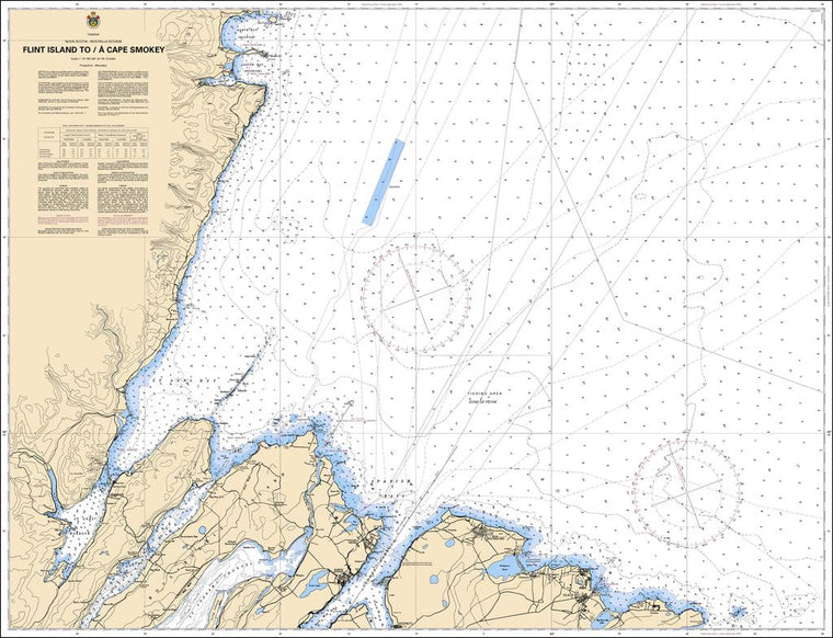 CHS Chart 4367: Flint Island to / à Cape Smokey