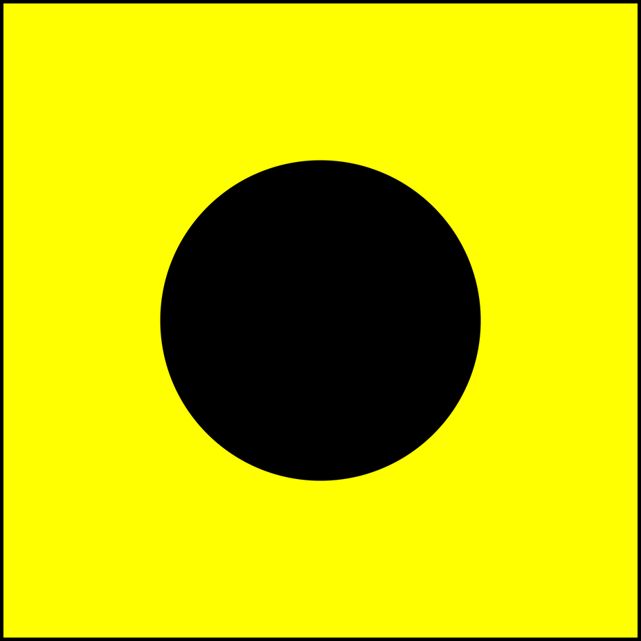 Captain's-Nautical-Supplies-Eder-Flag-International-Code-Of-Signals-Nylon-Marine-Grade-Letter-I-India