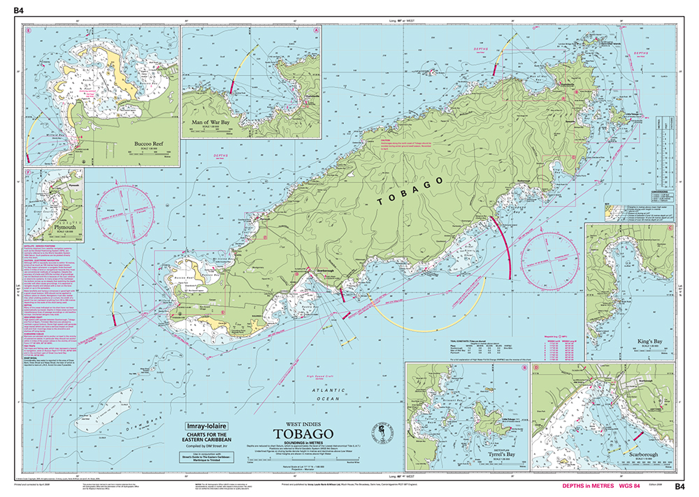 Imray Chart B4: Tobago